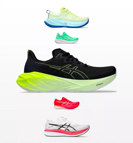 Chaussures Running Asics : Gamme et Explications