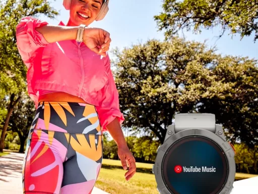 Youtube music est maintenant disponible sur les montres connectées garmin