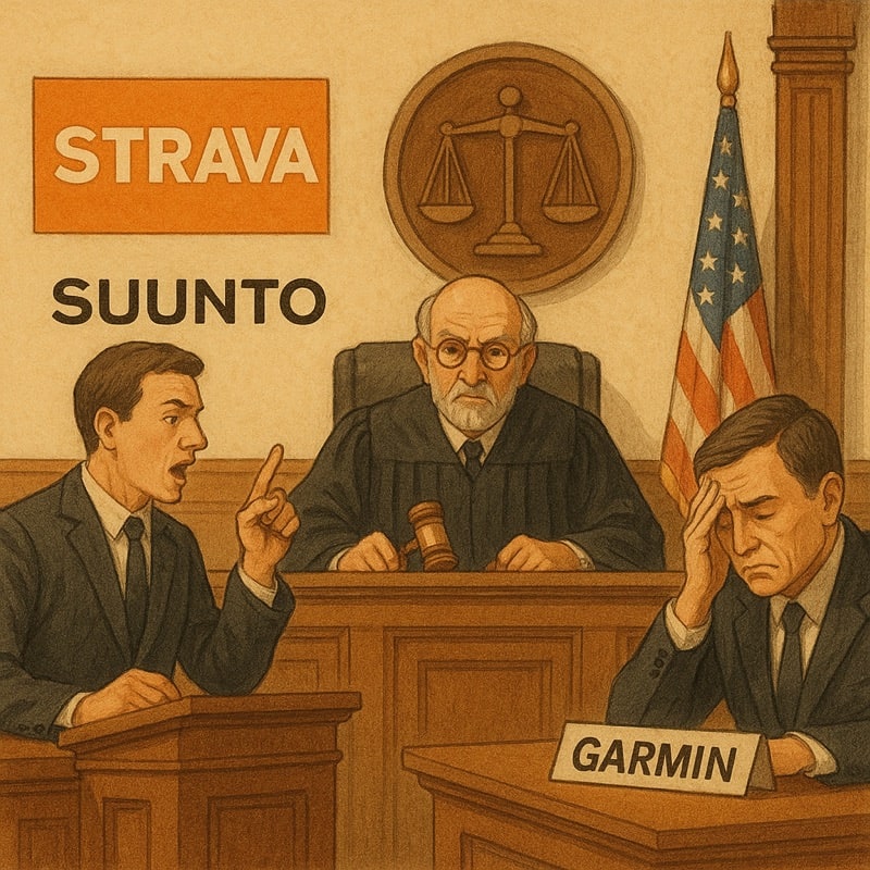 strava suunto attaquent garmin justice