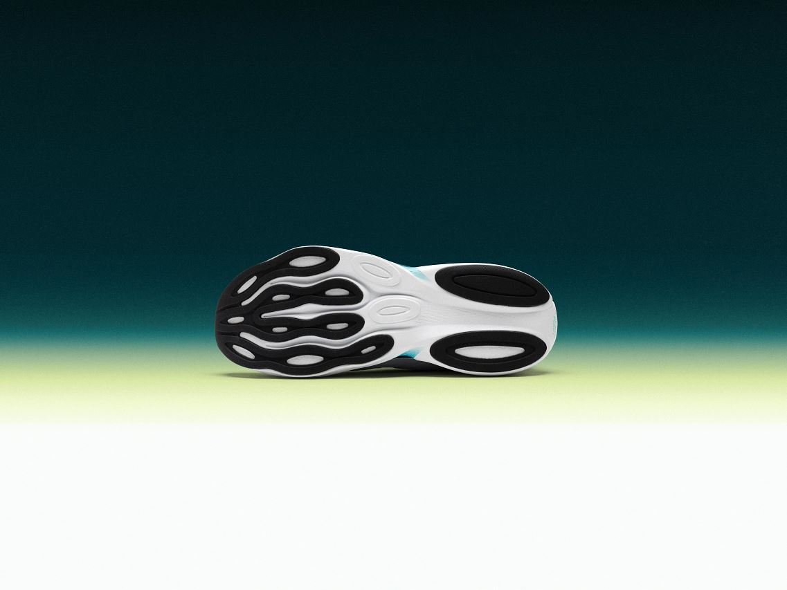 Semelle de chaussure sur fond dégradé