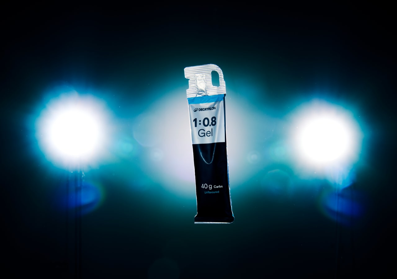 Gel énergétique avec éclairage dramatique