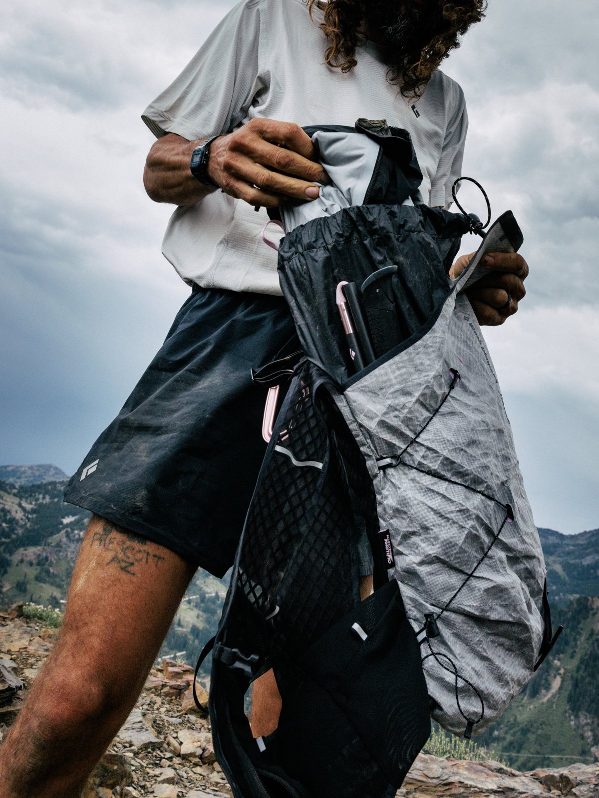 Sac Distance 15 de la collection norda x Black Diamond en Challenge Sailcloth UltraWeave
