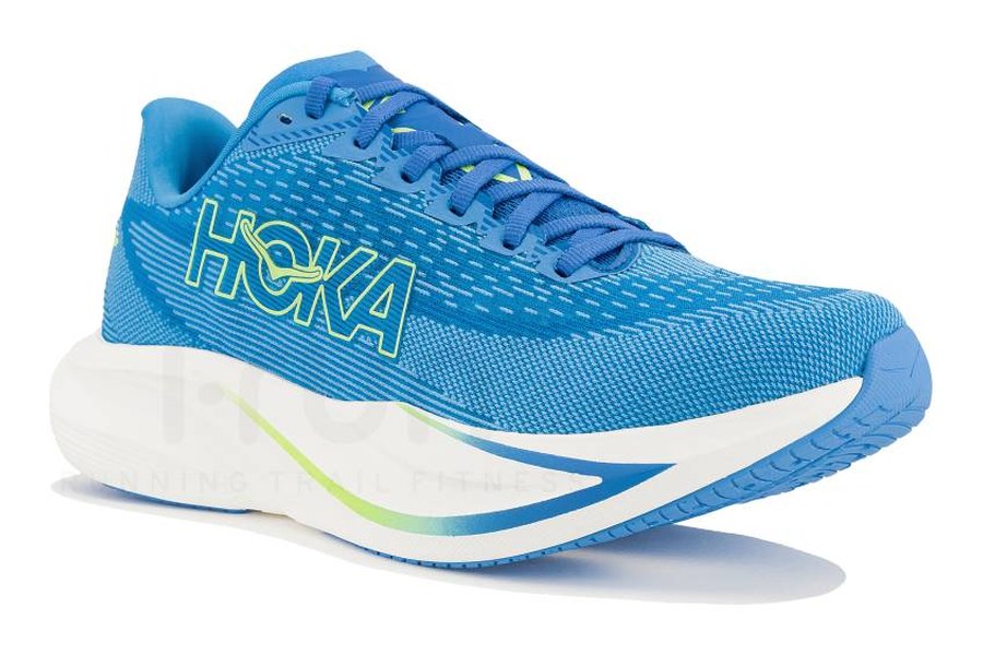 Hoka Mach 7, chaussure de running vue de trois quarts